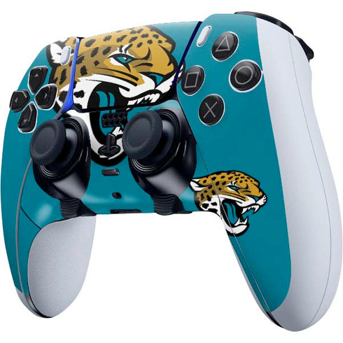NFL Jacksonville Jaguars Large Logo PS5 DualSense Edge Pro Controller Skin