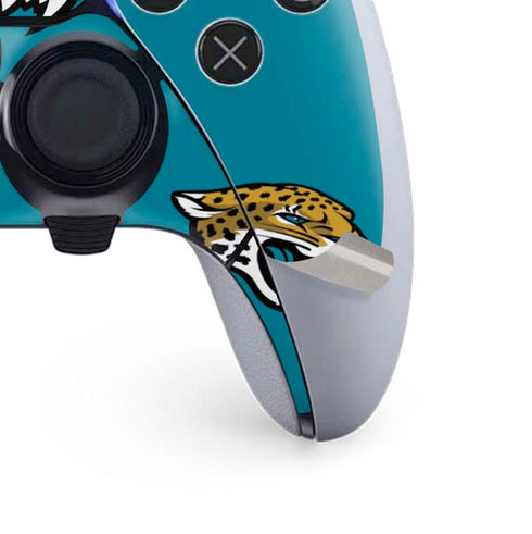 NFL Jacksonville Jaguars Large Logo PS5 DualSense Edge Pro Controller Skin