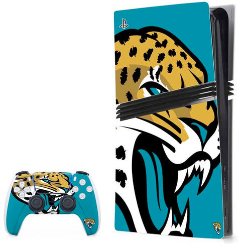 NFL Jacksonville Jaguars Large Logo PS5 Pro Bundle Skin