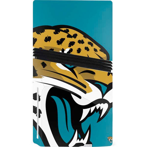 NFL Jacksonville Jaguars Large Logo PS5 Pro Disk Console Skin