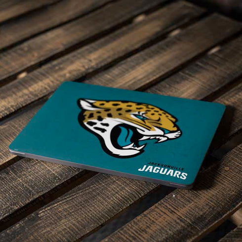 NFL Jacksonville Jaguars Teal Distressed Apple MacBook Air Skin