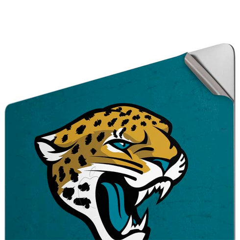 NFL Jacksonville Jaguars Teal Distressed Apple MacBook Pro 16-inch Skin