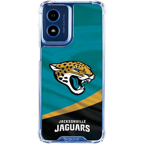 NFL Jacksonville Jaguars Moto G 5G (2024) Clear Case