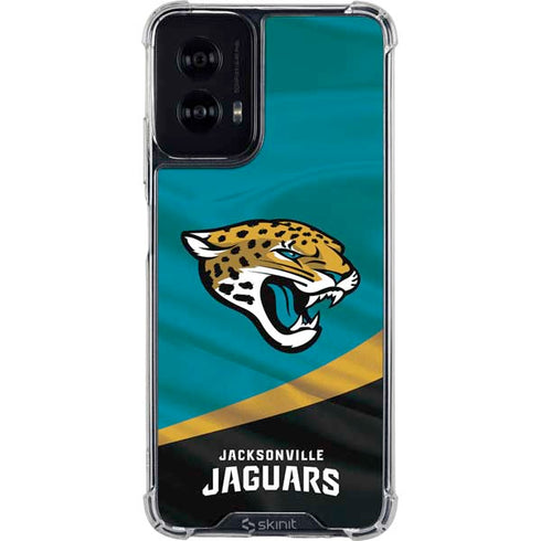 NFL Jacksonville Jaguars Moto G Power 5G (2024) Clear Case