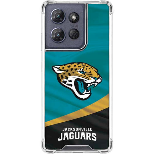 NFL Jacksonville Jaguars Moto G Stylus 5G (2025) Clear Case