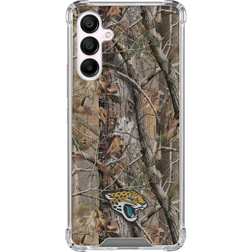NFL Jacksonville Jaguars Realtree AP Camo Galaxy A16 5G Clear Case