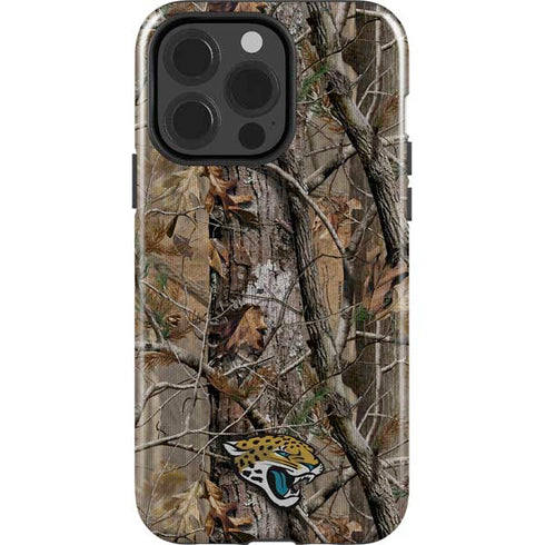 NFL Jacksonville Jaguars Realtree AP Camo iPhone 15 Pro Impact Case