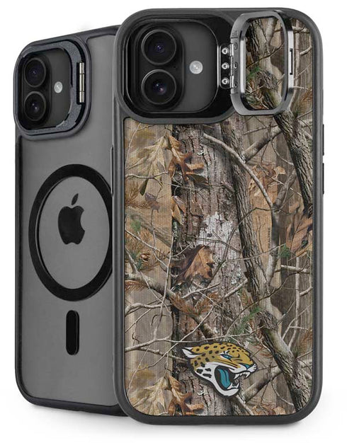 NFL Jacksonville Jaguars Realtree AP Camo iPhone 16 Kickstand Case
