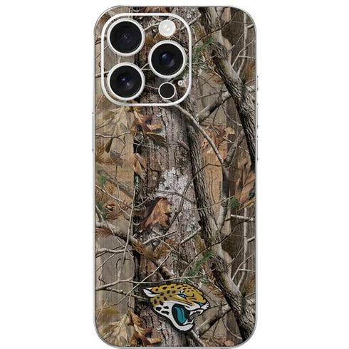NFL Jacksonville Jaguars Realtree AP Camo iPhone 16 Pro Skin