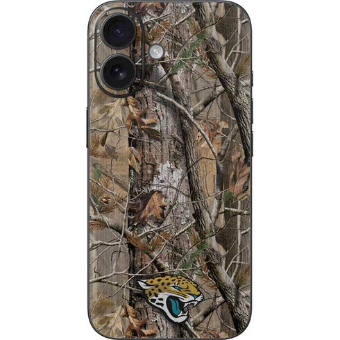 NFL Jacksonville Jaguars Realtree AP Camo iPhone 16 Skin