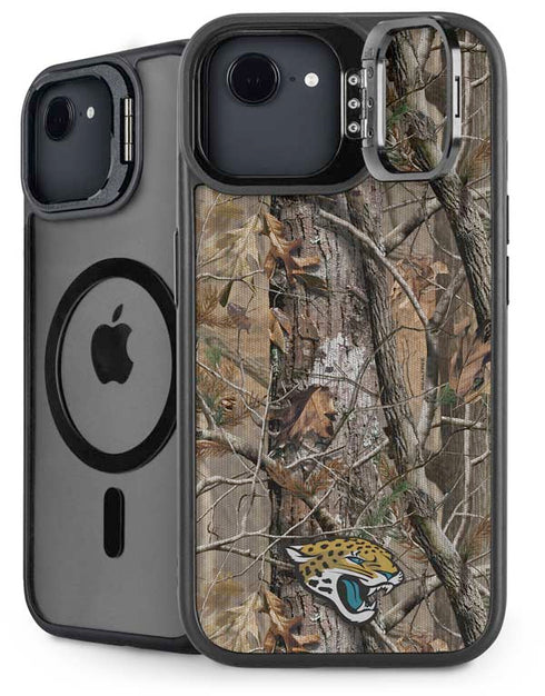 NFL Jacksonville Jaguars Realtree AP Camo iPhone 16e Kickstand Case