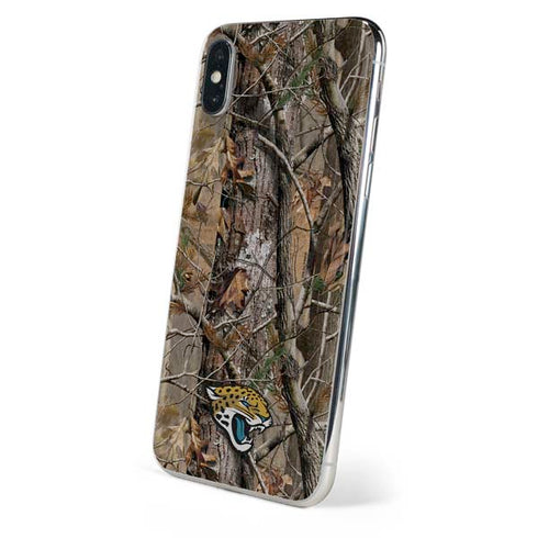 NFL Jacksonville Jaguars Realtree AP Camo iPhone XS Skin