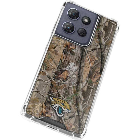 NFL Jacksonville Jaguars Realtree AP Camo Moto G Power 5G (2025) Clear Case