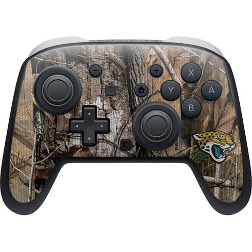 NFL Jacksonville Jaguars Realtree AP Camo Nintendo Switch 2 (2025) Pro Controller Skin
