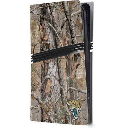 NFL Jacksonville Jaguars Realtree AP Camo PS5 Pro Console Skin