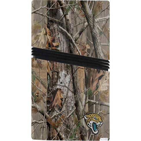 NFL Jacksonville Jaguars Realtree AP Camo PS5 Pro Console Skin