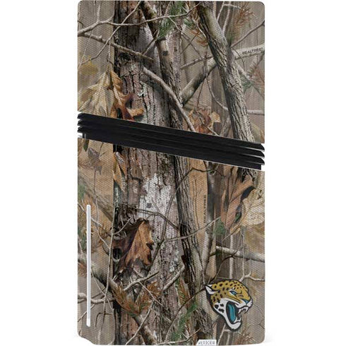 NFL Jacksonville Jaguars Realtree AP Camo PS5 Pro Disk Console Skin