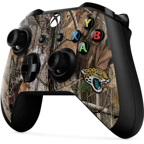 NFL Jacksonville Jaguars Realtree AP Camo Xbox One X Controller Skin