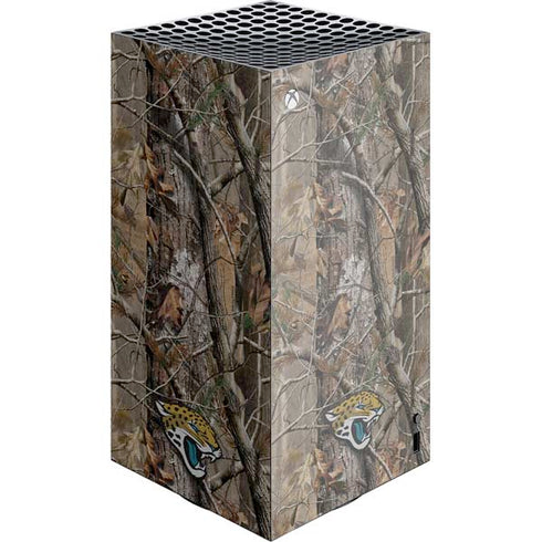 NFL Jacksonville Jaguars Realtree AP Camo XBox Series X Digital Edition Console Skin