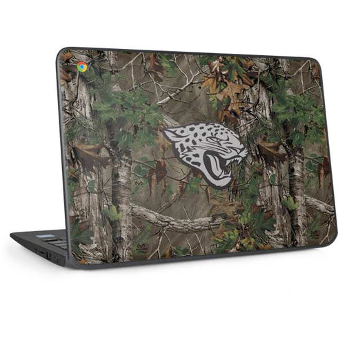 NFL Jacksonville Jaguars Realtree Xtra Green Camo HP Chromebook Skin