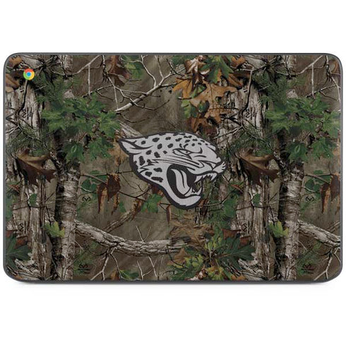 NFL Jacksonville Jaguars Realtree Xtra Green Camo HP Chromebook Skin