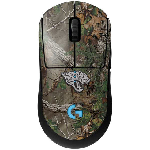 NFL Jacksonville Jaguars Realtree Xtra Green Camo G Pro Wireless Gaming Mouse Skin