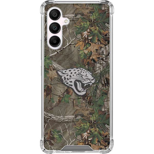 NFL Jacksonville Jaguars Realtree Xtra Green Camo Galaxy A16 5G Clear Case