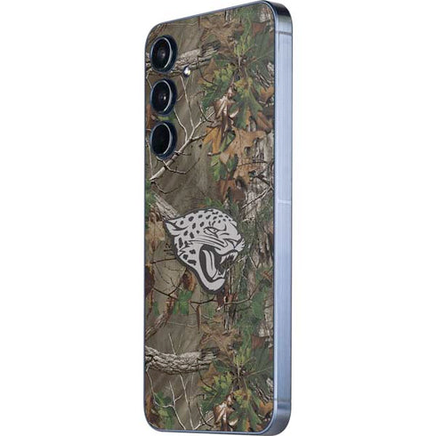 NFL Jacksonville Jaguars Realtree Xtra Green Camo Galaxy A55 5G Skin