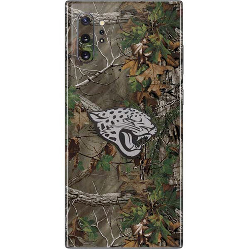 NFL Jacksonville Jaguars Realtree Xtra Green Camo Galaxy Note 10 Plus Skin