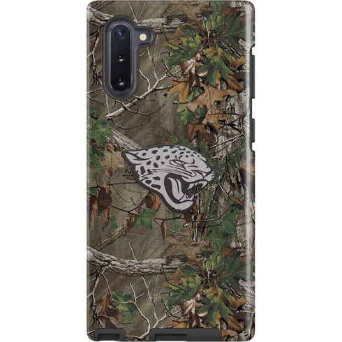 NFL Jacksonville Jaguars Realtree Xtra Green Camo Galaxy Cases