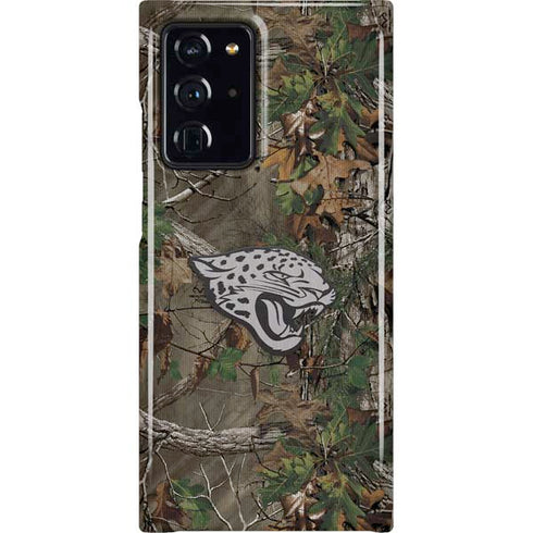 NFL Jacksonville Jaguars Realtree Xtra Green Camo Galaxy Cases
