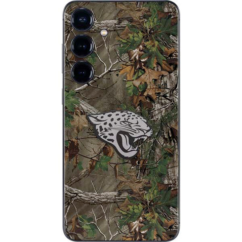 NFL Jacksonville Jaguars Realtree Xtra Green Camo Galaxy S25 Plus Skin