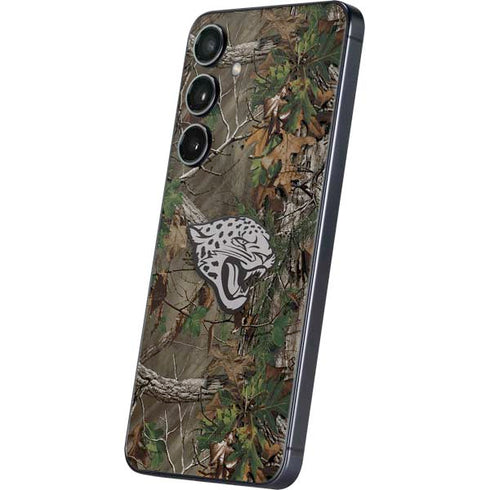 NFL Jacksonville Jaguars Realtree Xtra Green Camo Galaxy S25 Plus Skin