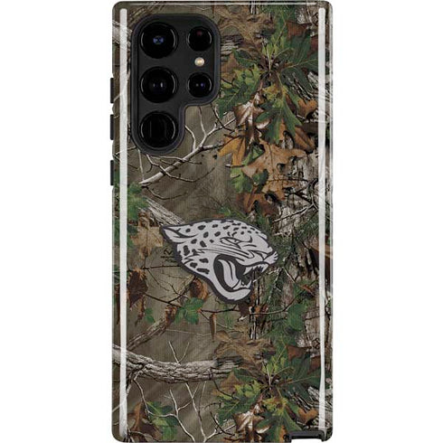 NFL Jacksonville Jaguars Realtree Xtra Green Camo Galaxy Cases