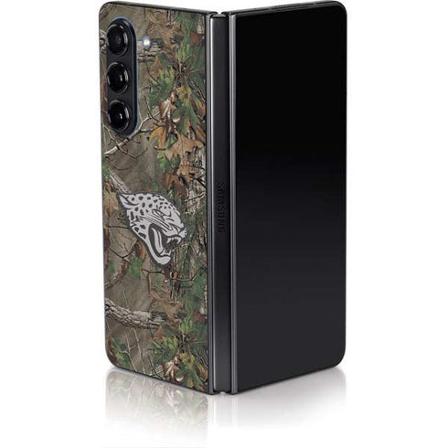 NFL Jacksonville Jaguars Realtree Xtra Green Camo Galaxy Z Fold5 5G Skin