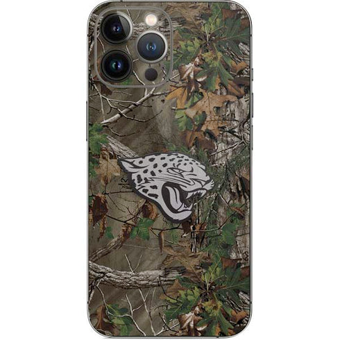 NFL Jacksonville Jaguars Realtree Xtra Green Camo iPhone 15 Pro Max Skin