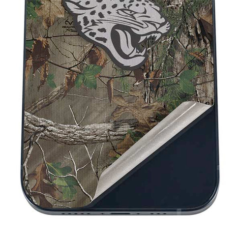 NFL Jacksonville Jaguars Realtree Xtra Green Camo iPhone 16 Skin