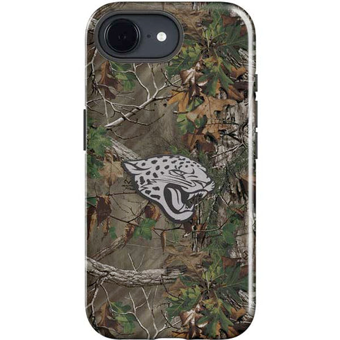 NFL Jacksonville Jaguars Realtree Xtra Green Camo iPhone 16e Impact Case