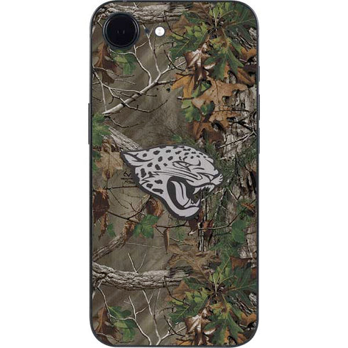 NFL Jacksonville Jaguars Realtree Xtra Green Camo iPhone 16e Skin