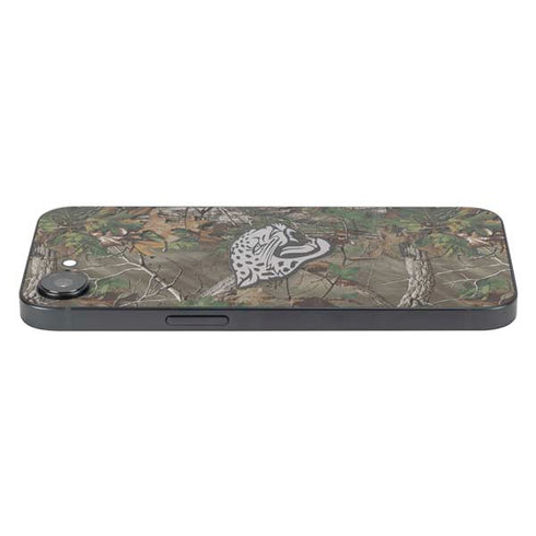 NFL Jacksonville Jaguars Realtree Xtra Green Camo iPhone 16e Skin