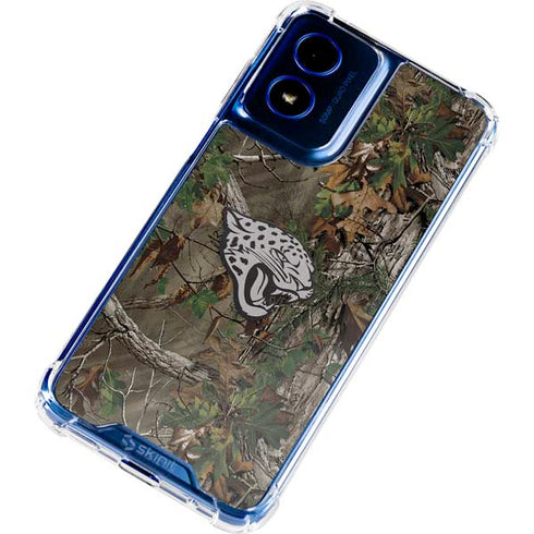 NFL Jacksonville Jaguars Realtree Xtra Green Camo Moto G 5G (2024) Clear Case