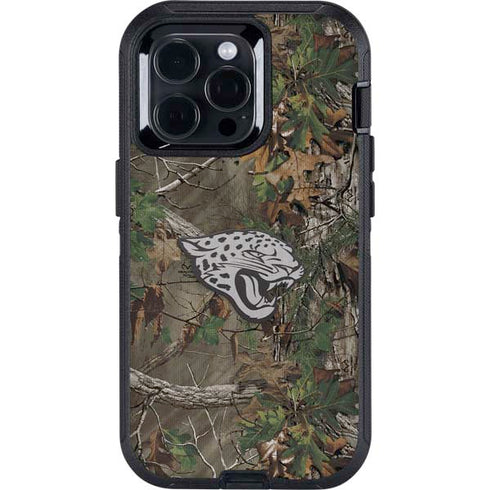 NFL Jacksonville Jaguars Realtree Xtra Green Camo Otterbox Defender iPhone Skin