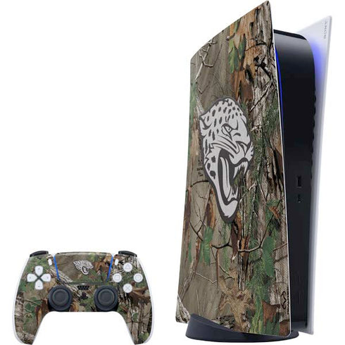 NFL Jacksonville Jaguars Realtree Xtra Green Camo PlayStation PS5 Skins