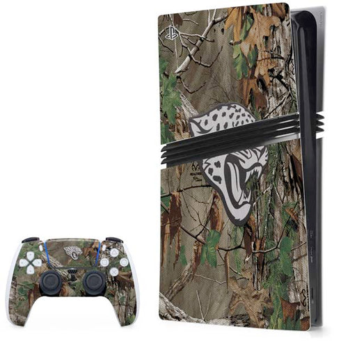 NFL Jacksonville Jaguars Realtree Xtra Green Camo PlayStation PS5 Skins