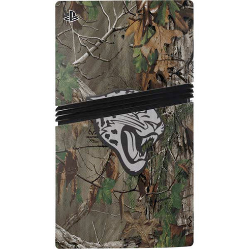 NFL Jacksonville Jaguars Realtree Xtra Green Camo PS5 Pro Console Skin
