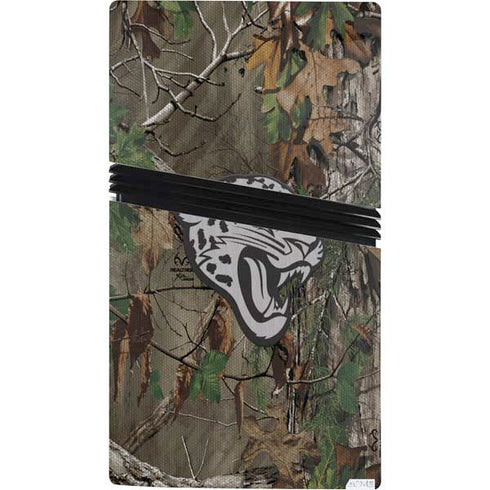 NFL Jacksonville Jaguars Realtree Xtra Green Camo PS5 Pro Console Skin