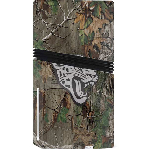 NFL Jacksonville Jaguars Realtree Xtra Green Camo PS5 Pro Disk Bundle Skin
