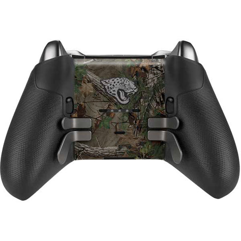NFL Jacksonville Jaguars Realtree Xtra Green Camo Xbox Elite Wireless Controller Series 2 Skin