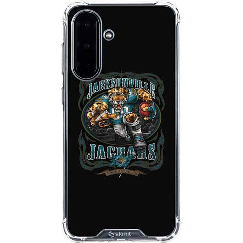 Liquid Blue NFL Jacksonville Jaguars Running Back Galaxy A36 5G Clear Case