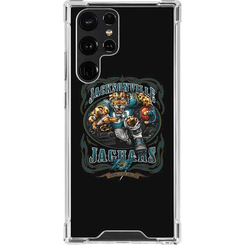 Liquid Blue NFL Jacksonville Jaguars Running Back Galaxy S23 Ultra Clear Case